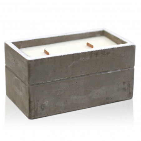 Beton Holzdochtkerze - Gewürznelken