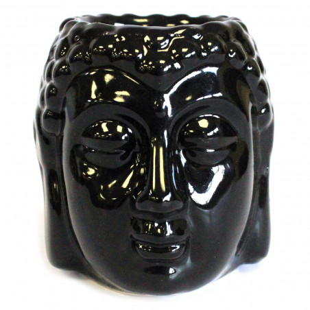 Duftlampe aus Keramik "Buddha" | Farbe schwarz