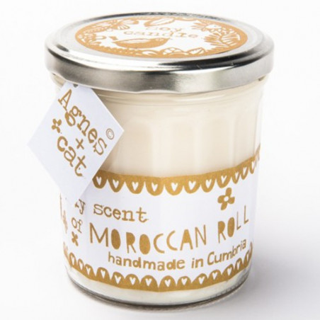 Sojawachskerze Jam Jar - Agnes + Cat - Moroccan Roll