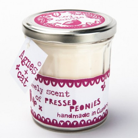 Sojawachskerze Jam Jar - Agnes + Cat - Pressed Peonies