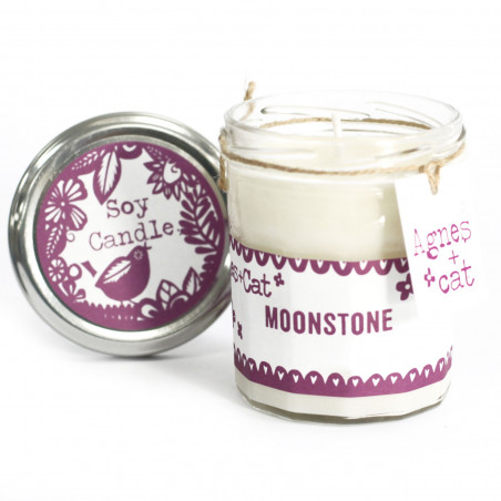 Sojawachskerze Jam Jar - Agnes + Cat - Moonstone