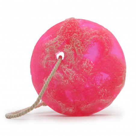 Peelingseifen mit ägyptischer Luffa - Bubble Gum