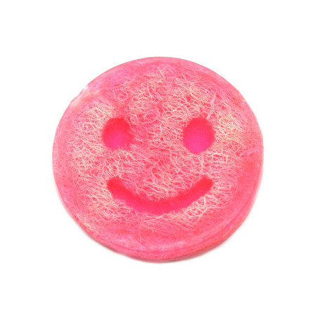 Happy Peelingseifen mit Luffa - Bubble Gum
