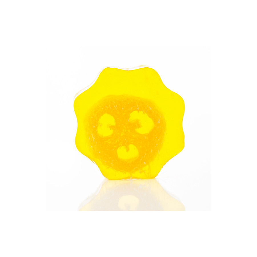 Blumen Peelingseife - Grapefruit Blumen Peelingseife - Grapefruit