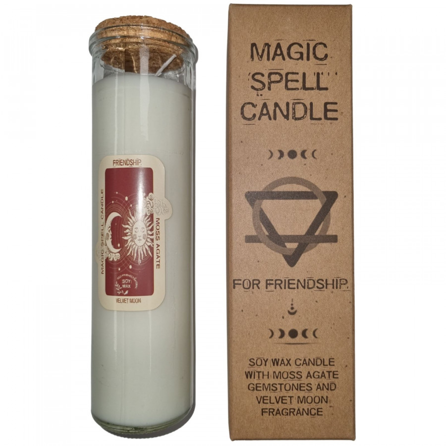 Zauberkerze - Wunschkerze Freundschaft - Kerzen mit natürlichem Sojawachs