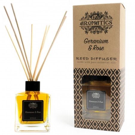 Reed Diffuser "Aromatics" - Geranien & Rosen