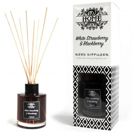 Reed Diffuser "Home" - Weiße Erdbeere & Brombeere