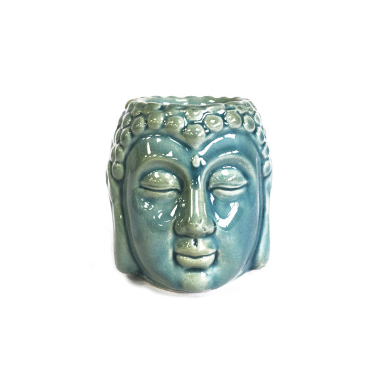 Duftlampe aus Keramik "Buddha" | Farbe blau