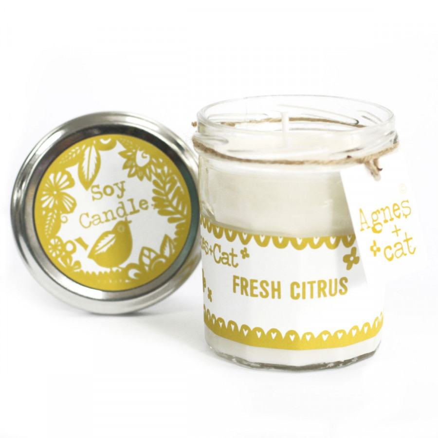 Geschenke-Set Candle - Fresh Citrus Kerze