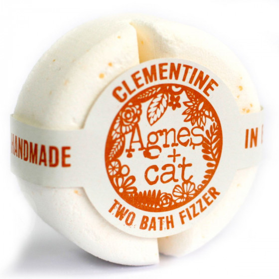 Geschenke-Set Candle - Badefizz Clementine