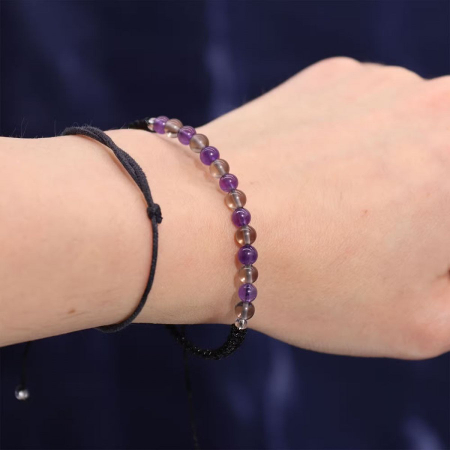 Sternzeichen Kerze mit Edelsteinarmband, Sternzeichen Steinbock