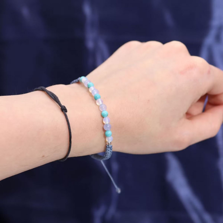 Sternzeichen Edelsteinarmband, Fische
