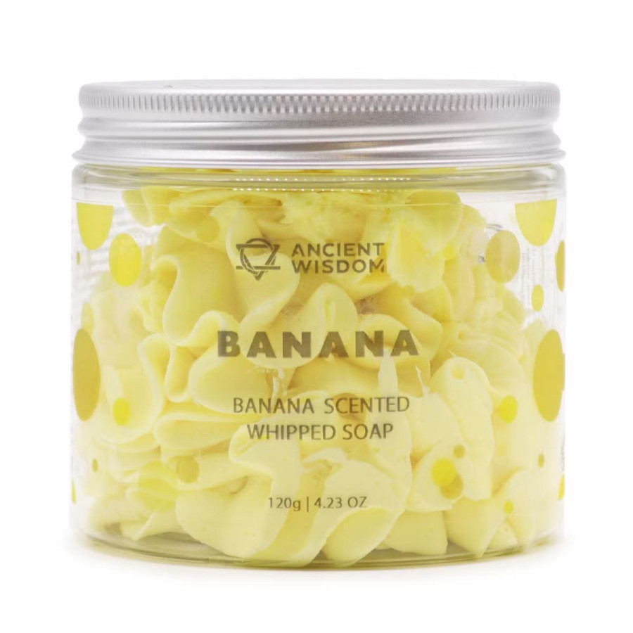 Schlagsahne Seife Banane