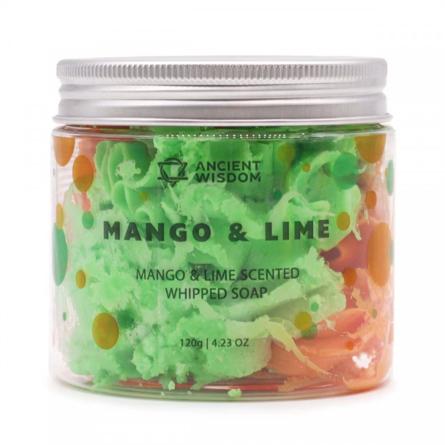 Schlagsahne Seife Mango und Limette
