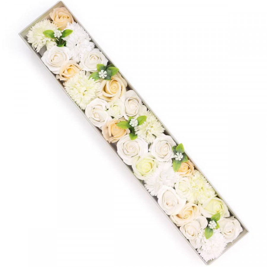 Seifenblumen - Weiße Rosen