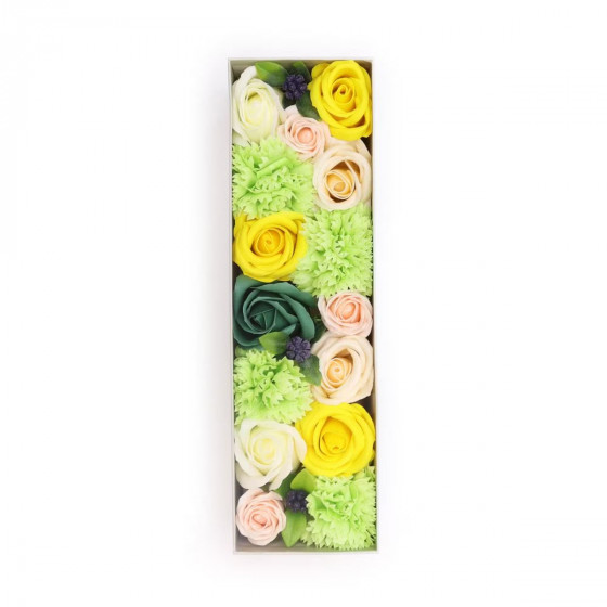 Seifenblumen Gelbe und Grüne Rosen