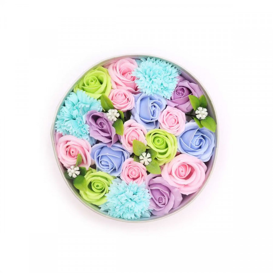 Seifenblumen Pastell Rosen