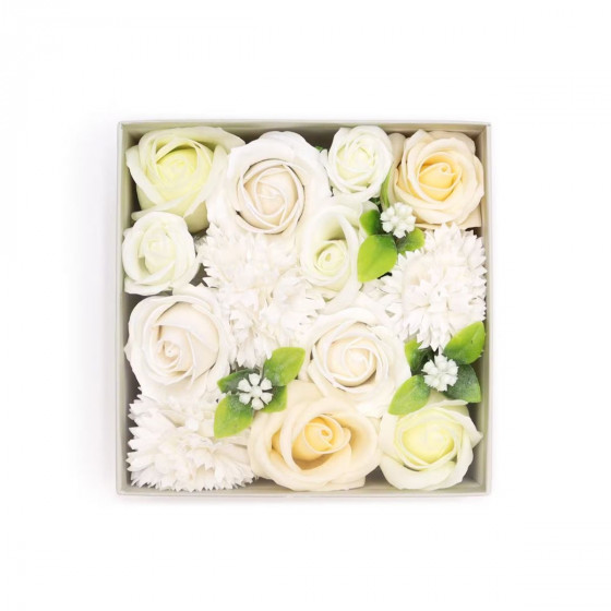 Seifenblumen - Weiße Rosen