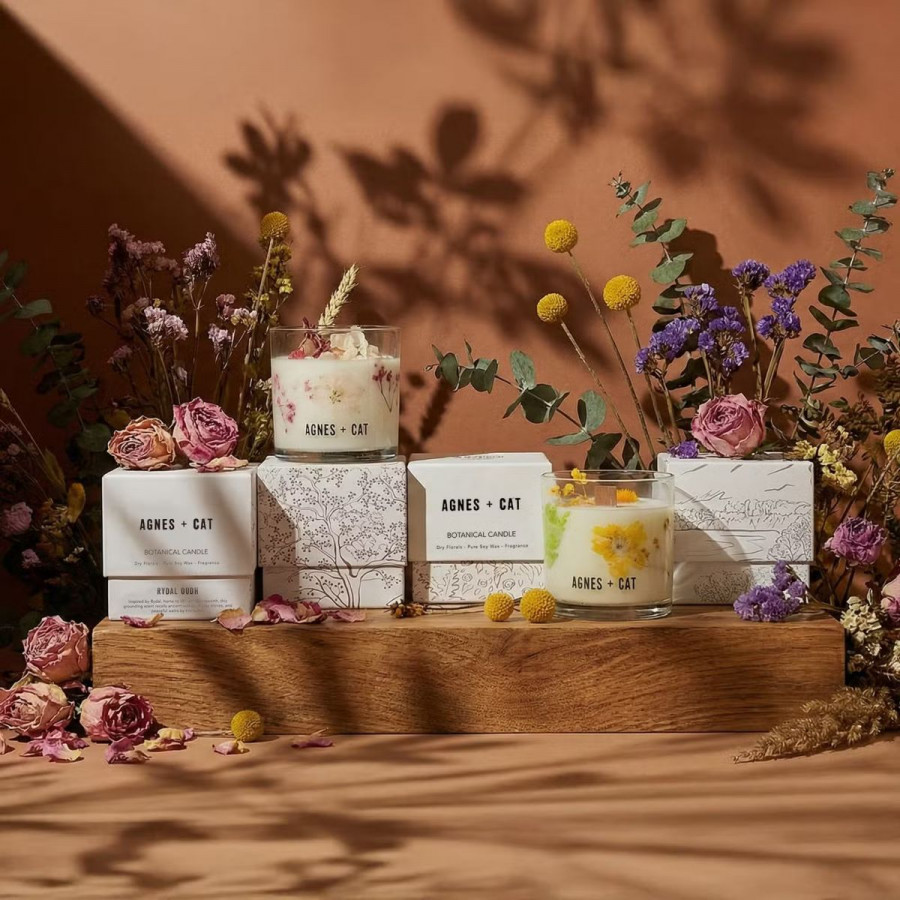 Duftkerzen aus Sojawachs von Agnes+Cat