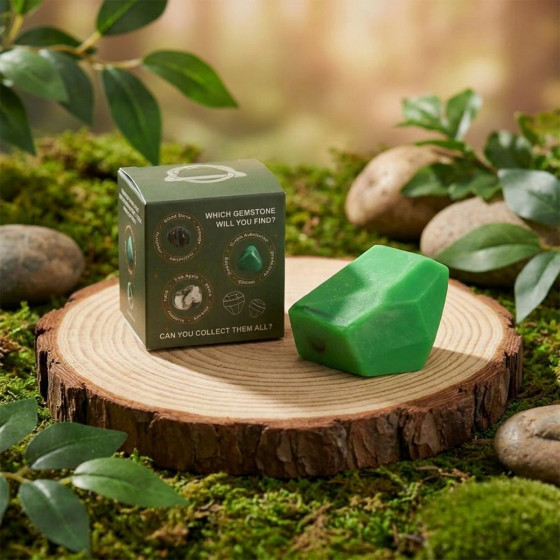 Element Seife mit Edelstein - Element Erde