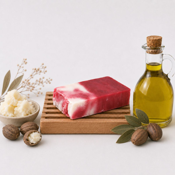 Handgemachte Olivenölseife, Sheabutter