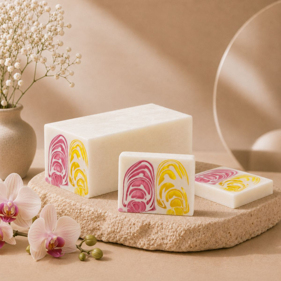 Handgemachte Seife Orchidee
