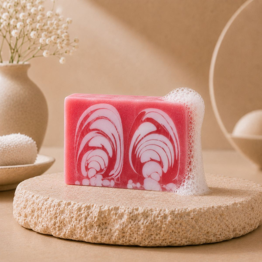 Handgemachte Seife, Rose
