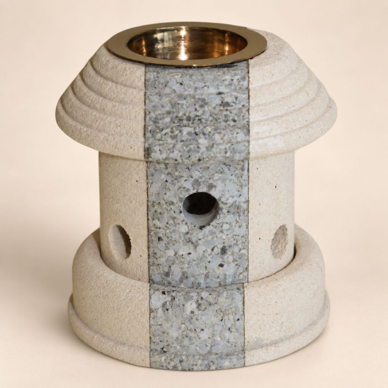 Duftlampe aus Sandstein - Laterne