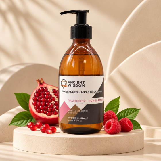 Handseife und Duschgel - Himbeere und Granatapfel