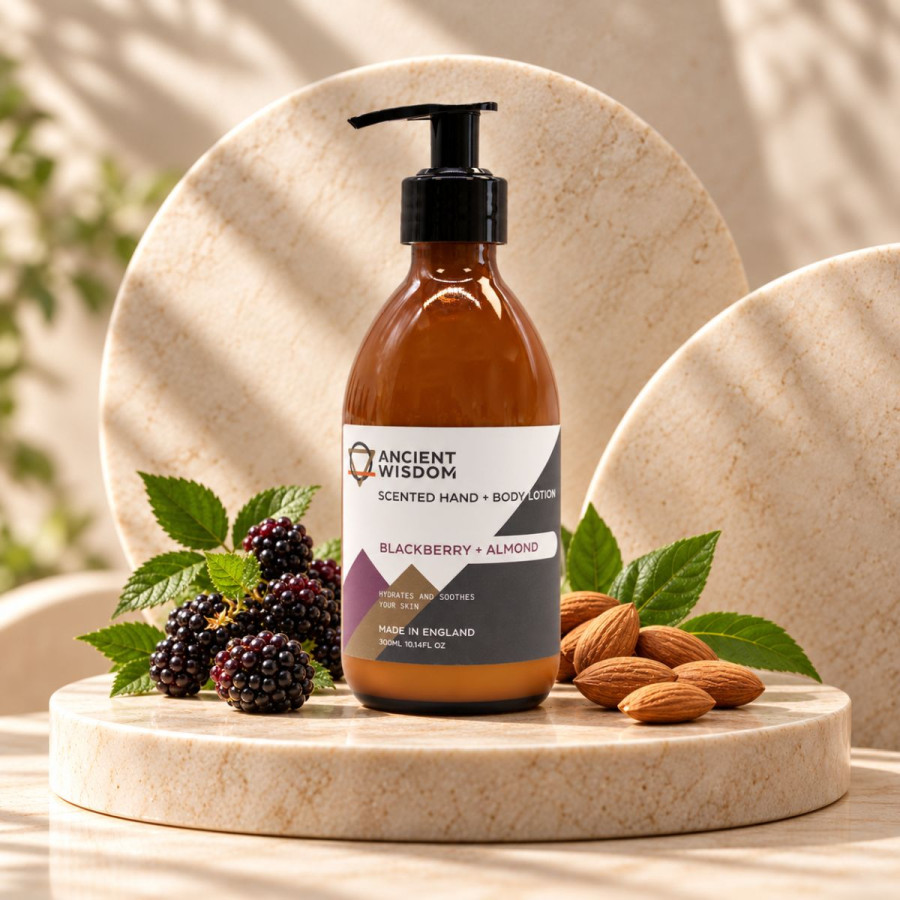 Handy- und Bodylotion, Körperlotion, Brombeeren, Mandel