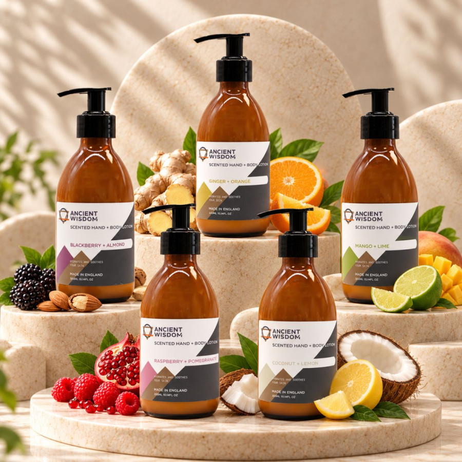 Handlotion, Körperlotion, Brombeeren, Mandel