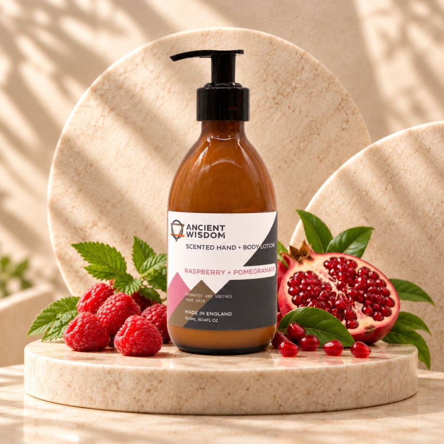 Hand- und Bodylotion, Körperlotion, Himbeere, Granatapfel