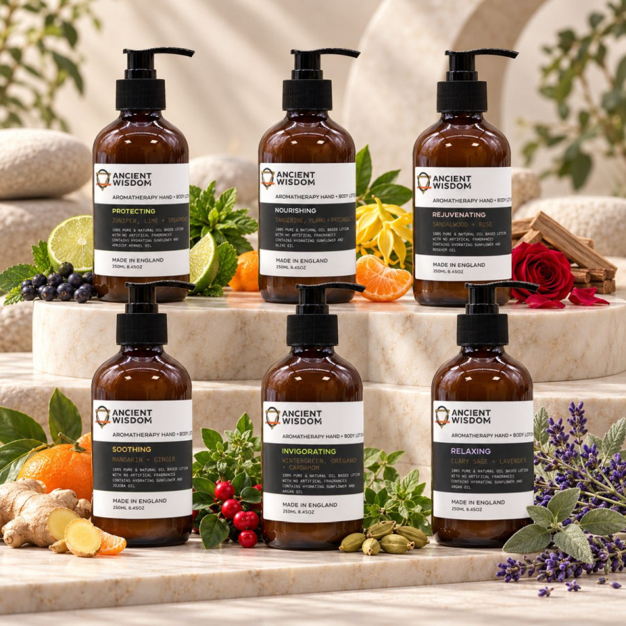 Hand- und Körperlotion, Sandelholz, Rose
