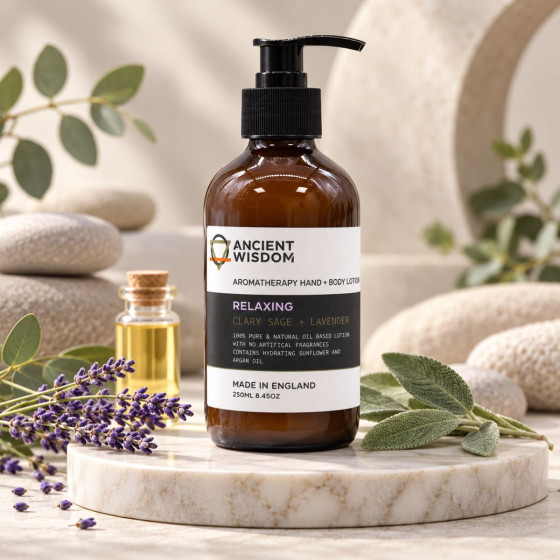 Hand- und Körperlotion, Muskatellersalbei, Lavendel