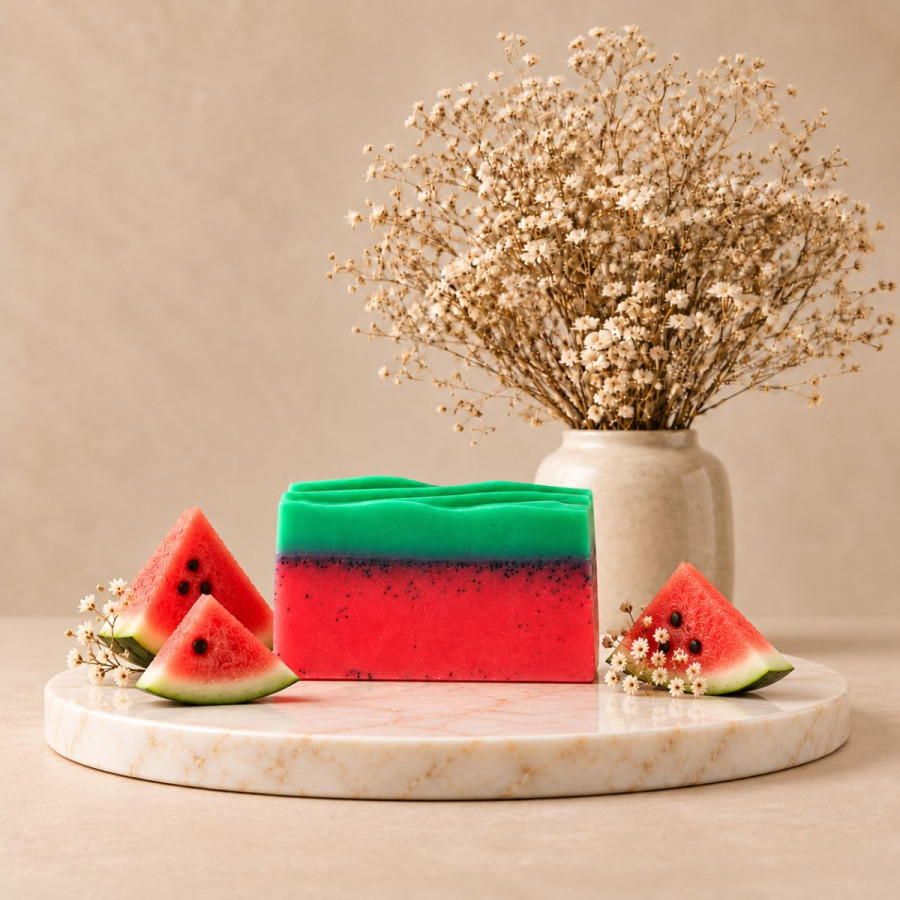 Handgemachte Seife, Duft Wassermelone
