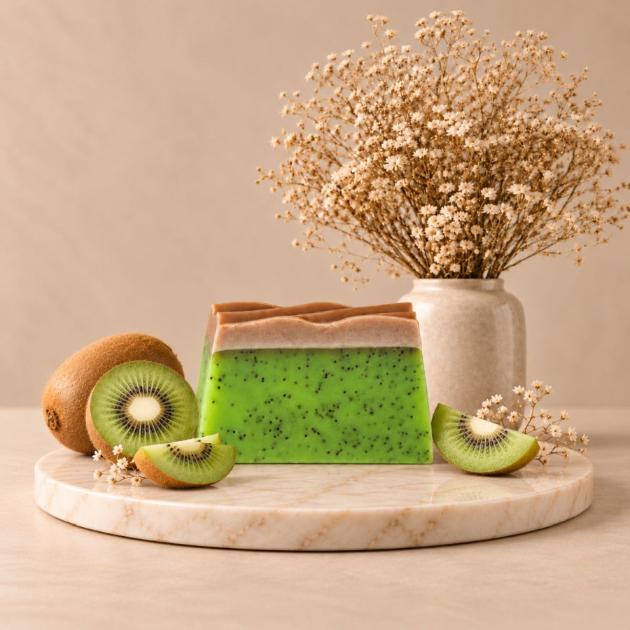 Handgemachte Seife, Duft Kiwi