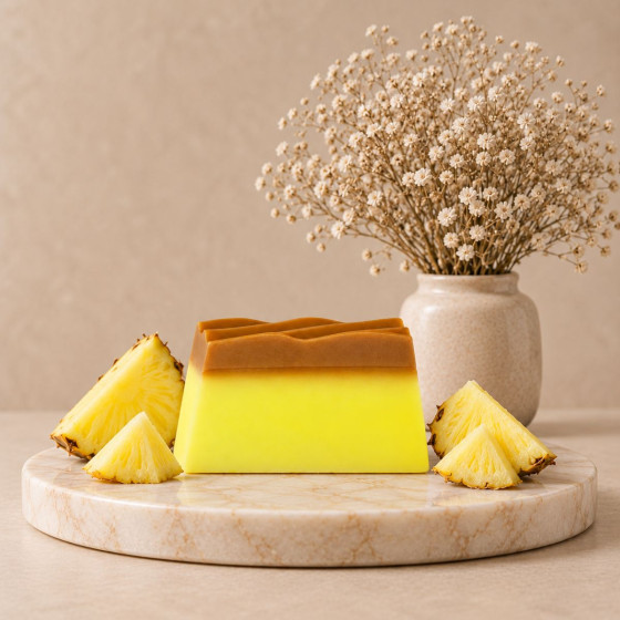 Handgemachte Seife, Duft Ananas
