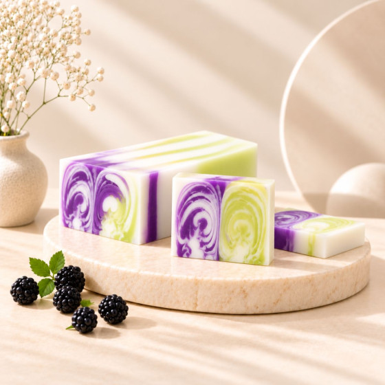 Handgemachte Seife - Duft Brombeere