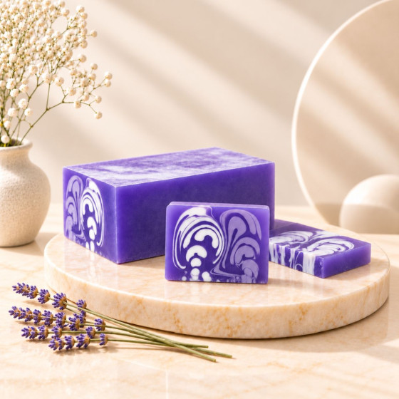 Handgemachte Seife - Duft Lavendel