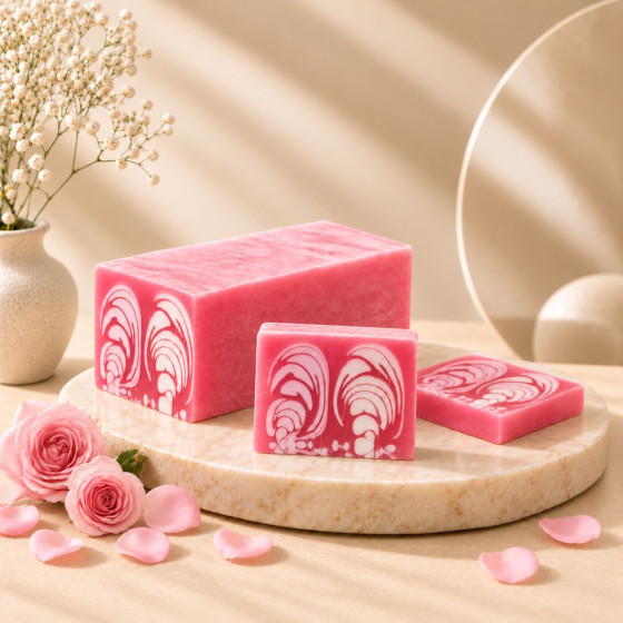 Handgemachte Seife - Duft Rose