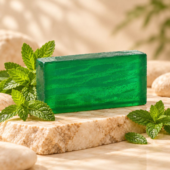 Herbal Seife - Pfefferminze