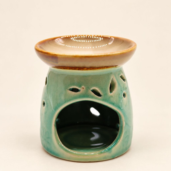 Duftlampe aus Keramik, Moos