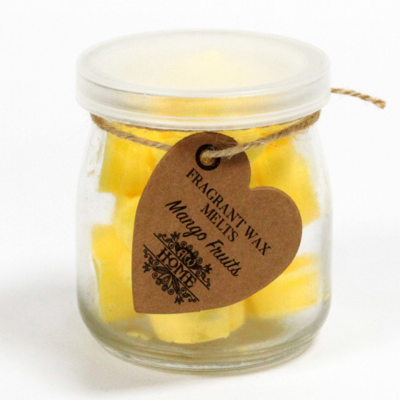 Duft Schmelzwachs im Glas, Mango