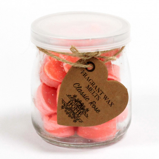 Duft Schmelzwachs im Glas | klassische Rose