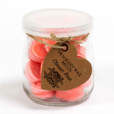 Duft Schmelzwachs im Glas | klassische Rose