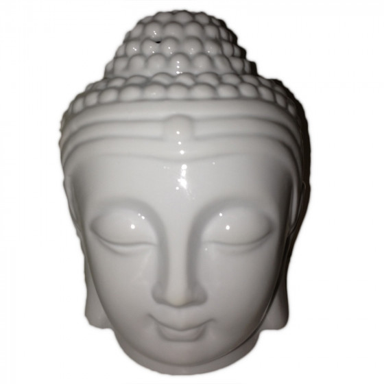 Design Duftlampe "Buddha" | Farbe weiß