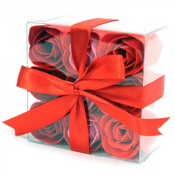 Seifenblumen Set | rote Rosen