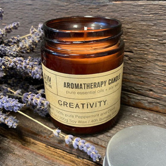 Aromatherapie Duftkerze, Kreativität