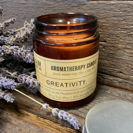 Sojawachskerze - Aromatherapie - Kreativität