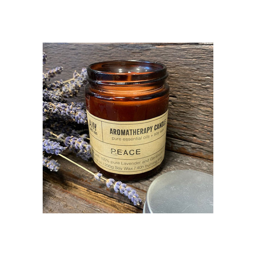 Aromatherapie Duftkerze, Frieden